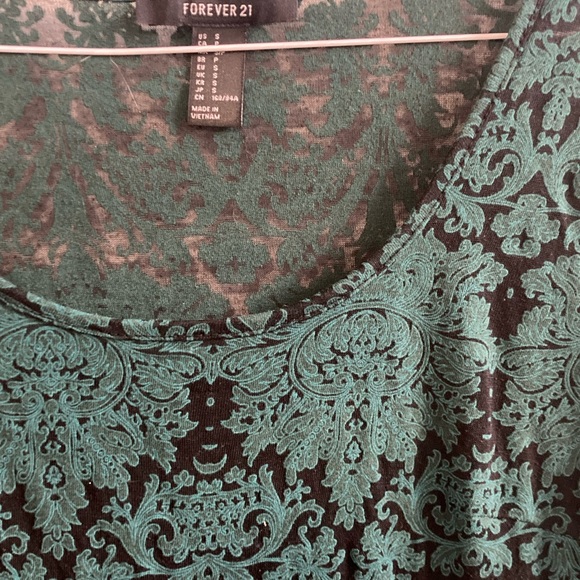 Royal Green Empress Mini Dress - Picture 4 of 4